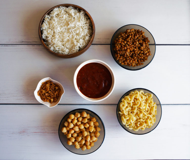 Koshari (Egyptian Street Food) Daughter of Seitan