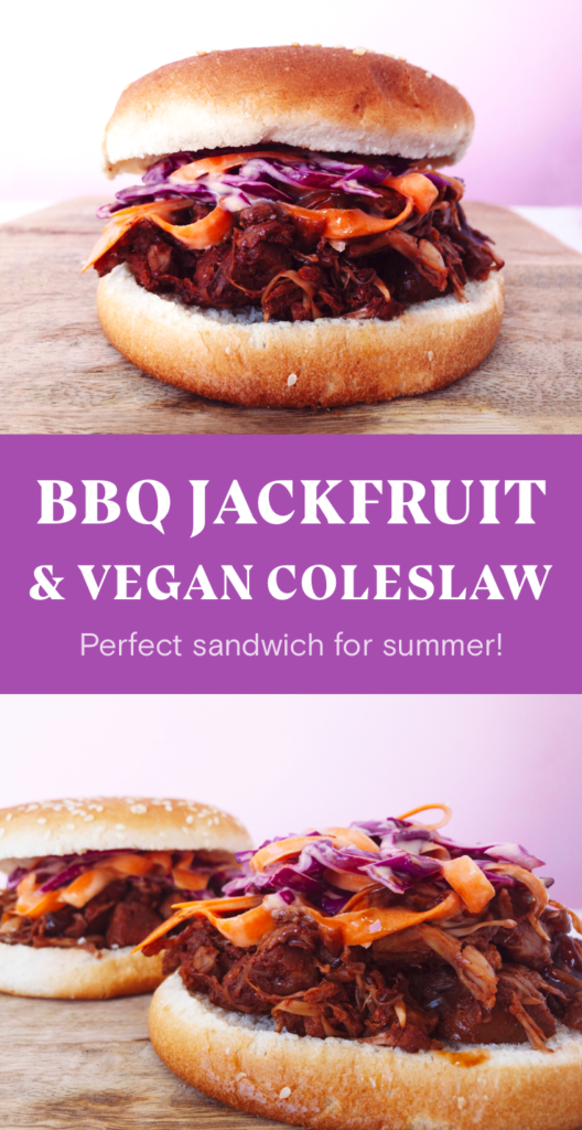 BBQ Jackfruit with Vegan Coleslaw recipe