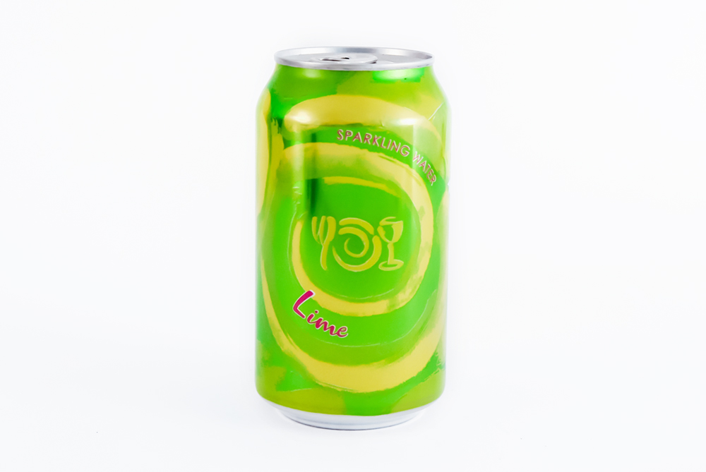 Can of Wegmans Sparkling Water flavor Lime