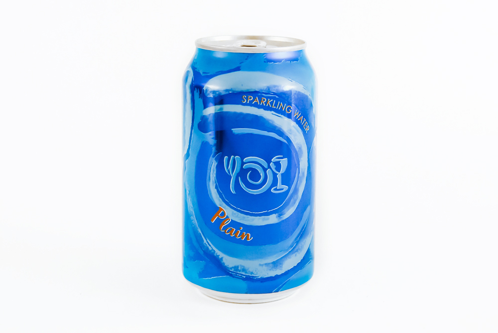 Can of Wegmans Sparkling Water flavor Plain