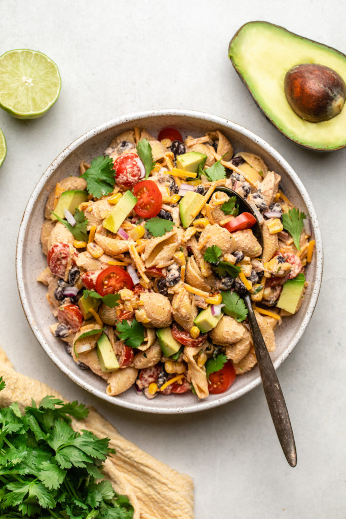 Vegan Taco Pasta Salad from From My Bowl