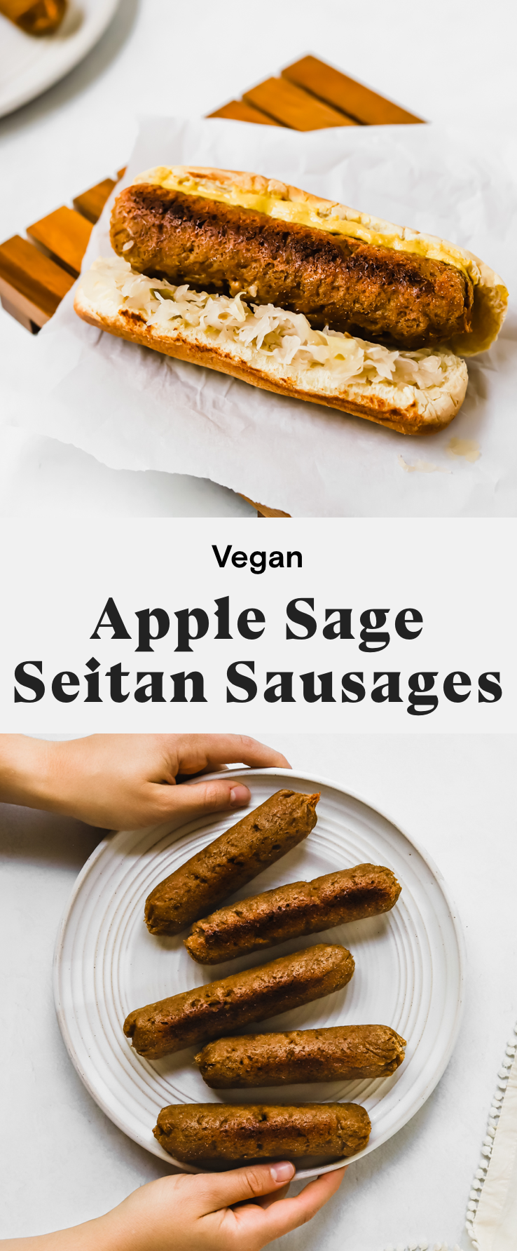 Apple Sage Seitan Sausages (Vegan Recipe) Daughter of Seitan