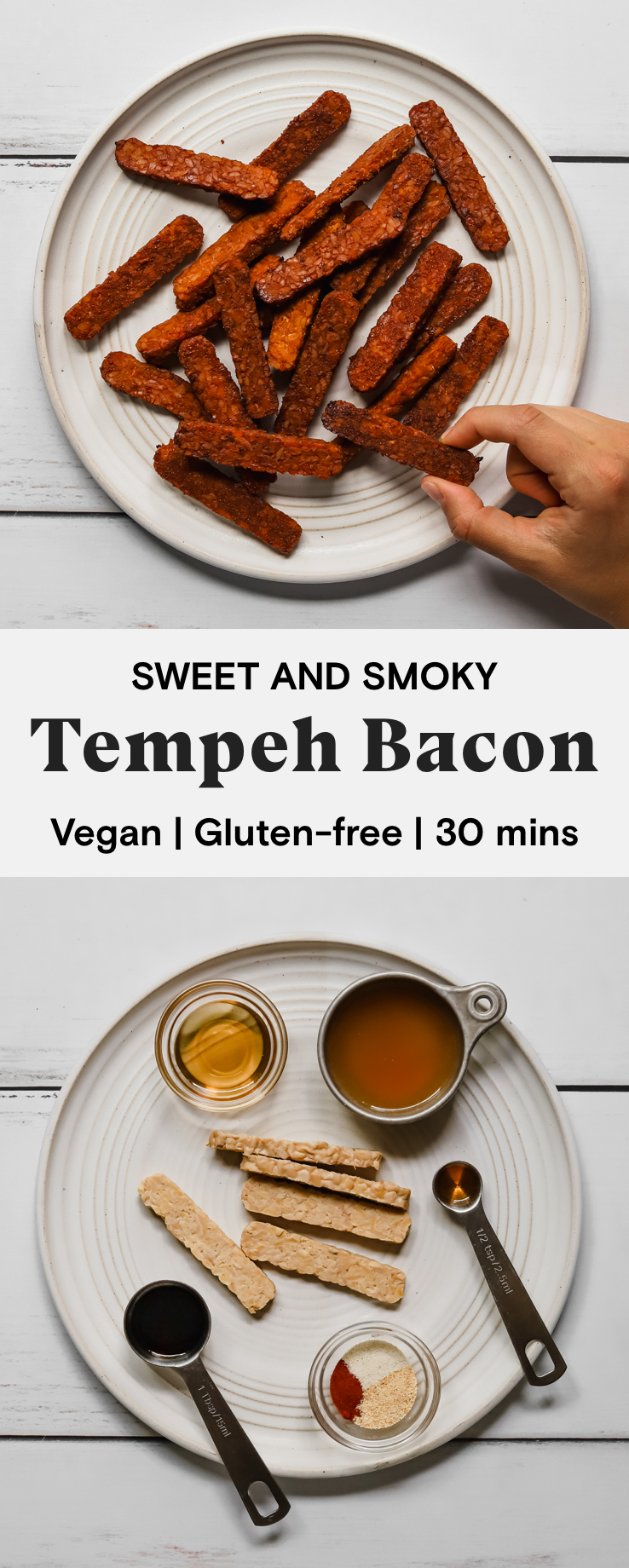 Sweet and Smoky Tempeh Bacon (Vegan) Daughter of Seitan
