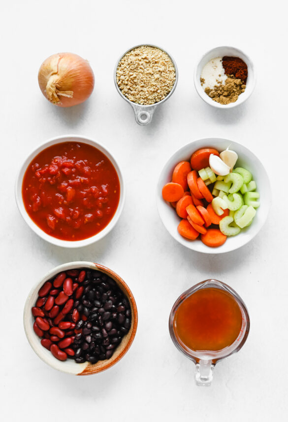 Meaty Vegan TVP Chili (High Protein Recipe) Daughter of Seitan