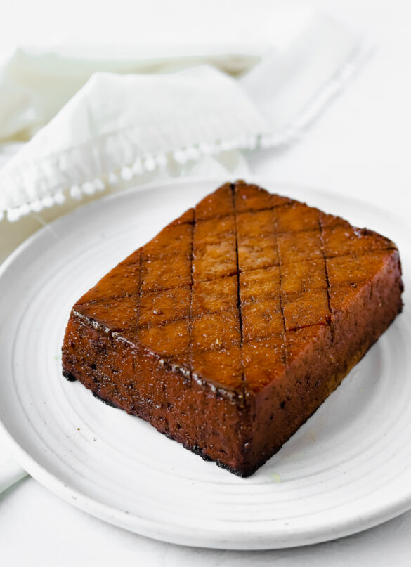 Vegan Orange Glazed Tofu "Ham" Daughter of Seitan