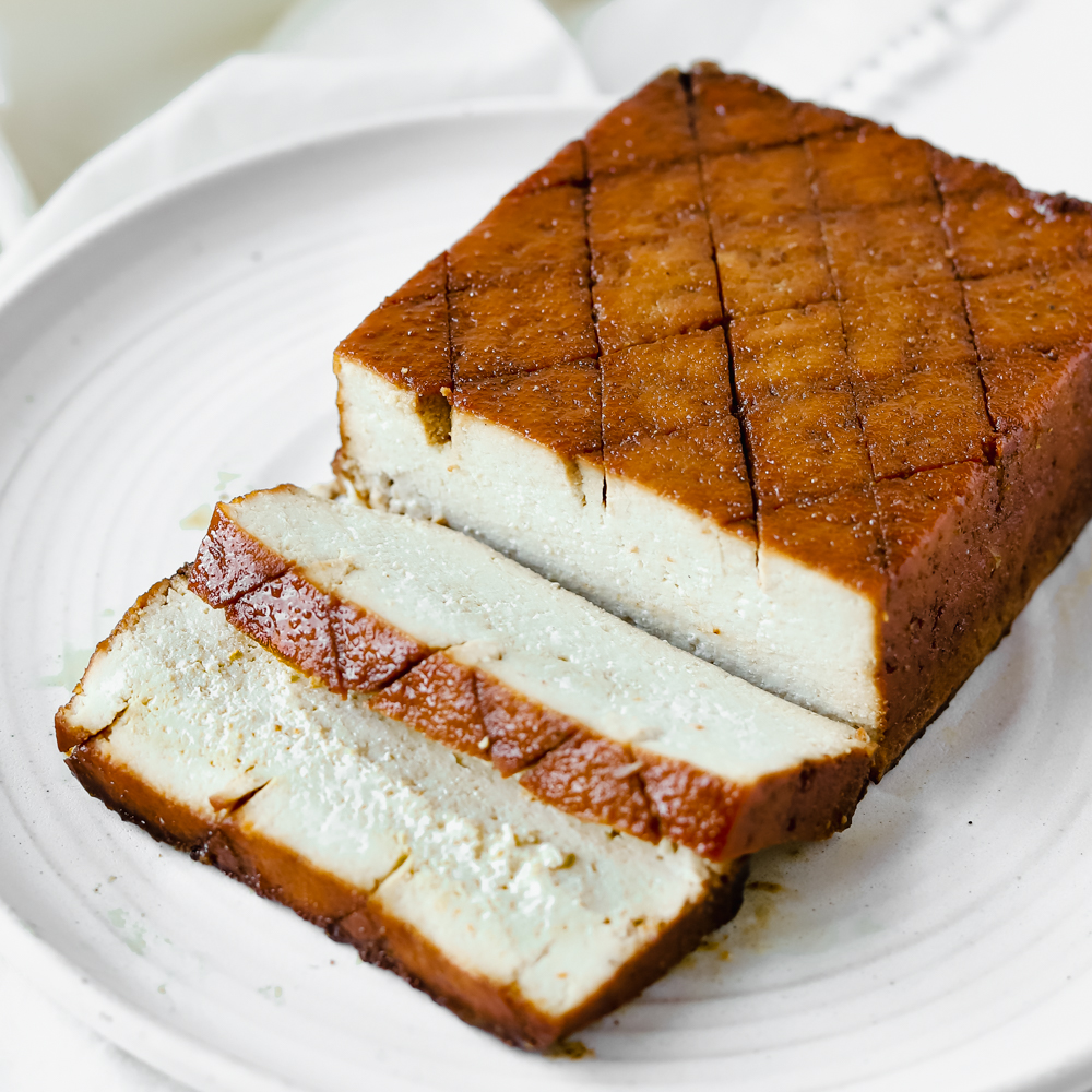 Vegan Orange Glazed Tofu "Ham" Daughter of Seitan