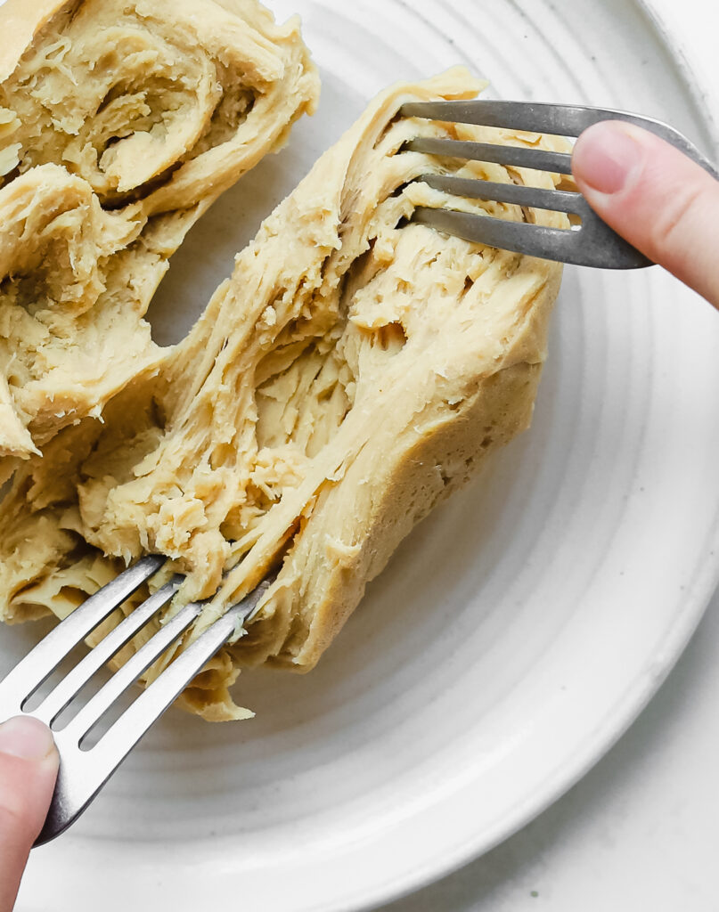 Shredded Seitan "Chicken" (Vegan Recipe) Daughter of Seitan
