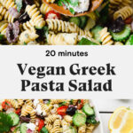 Vegan Greek Pasta Salad